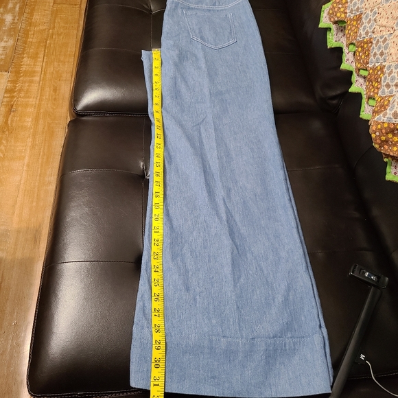 Anthro Pilcro High-Rise Wide-Leg Trouser Jeans 32 - Picture 12 of 16